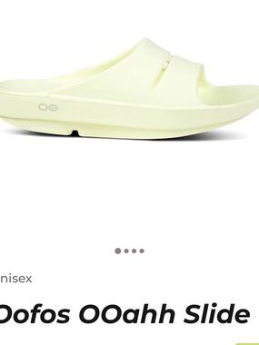 OOFOS OOahh Slide - Pale Yellow Women's Slide